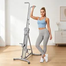 Escalador Vertical Treino Cardio e Corpo Inteiro, Suporta até 120kg, para Academia em Casa