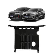 Protetor De Carter Fiat Fastback Pulse Peito De Aco Resistente 2022 2023 2024 2025 2026 Kit De Fixação