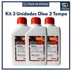 3 Oléo Stihl 2 Tempo 500ml 8017H Castrol