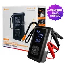 Auxiliar De Partida De Emergência 2 Em 1 Portátil 10.000mAh 120W Compressor De Ar Automotivo 150PSI