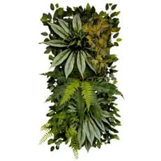 Jardim Vertical Artificial Painel Premium Realista 100x50cm