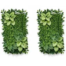 Kit 2 Placas Vertical Artificial Luxo Hiper Realista 100x50