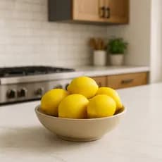 kit 6 Limão Siciliano Artificial Realista Fruta Decorativa 9cm Decoração Durável Verão tropical