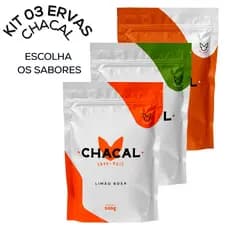 Kit 03 Erva Mate Chacal Para Tereré 500g Escolha Os Sabores