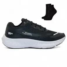 Kit Tênis Esportivo + Meia Brinde Confortável Masculino Academia Corrida Caminhada