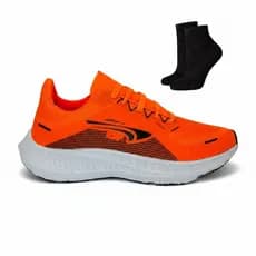Kit Tênis Masculino Esportivo Confortável + Meia Antiderrapante Para Caminhada e Academia