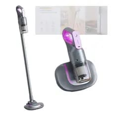Aspirador De Pó Vertical e de Mão Sem Fio Bivolt 2 Em 1 Recarregável T&Z / Aspirador de Pó Sem Fio Bivolt Vertical e Por