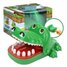 Brinquedo Jogo do Crocodilo Morde o Dedo Dentista Jacaré Engraçado jogos
