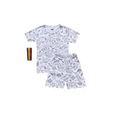 Conjunto Pijama Pinte e Lave Infantil Verão - Dinossauro - Piquiri Kids
