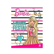 Livro de Colorir com Mini Gizes de Cera da Barbie - A Grande Festa - Ciranda Cultural