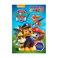Livro de Colorir com Mini Gizes de Cera da Patrulha Canina - Ciranda Cultural