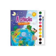Livro com Aquarela A Criação - Ciranda Cultural
