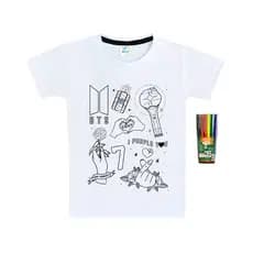 Camiseta Infantil ARMY - Pinte e Lave - Latic Kids
