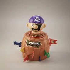 Jogo Pula Pirata Barril Brinquedo Infantil Divertido Terapia