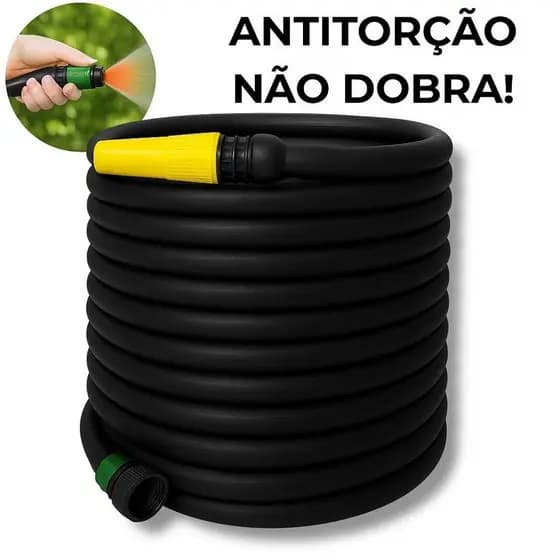 Mangueira de Jardim Anti-Torção e Anti-Dobras - 50 Metros