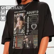 Camiseta T-shirt Unissex Algodão Suga Agust D