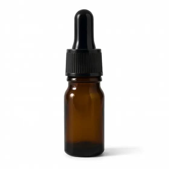 Frasco De Vidro Conta Gotas 10ml  Cor Ambar Óleos Essenciais Homeopatia Manipulação Perfumes Séruns