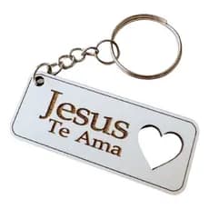 Lembrancinha Chaveiro Jesus Te Ama MDF
