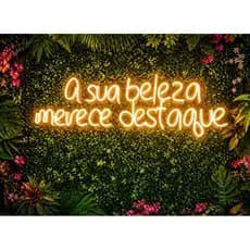 "A sua beleza merece destaque" Neon Led 60x20 Led Painel