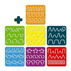 Brinquedos Educativos Estimulante A partir  3 anos Combo 3 Psicomotor