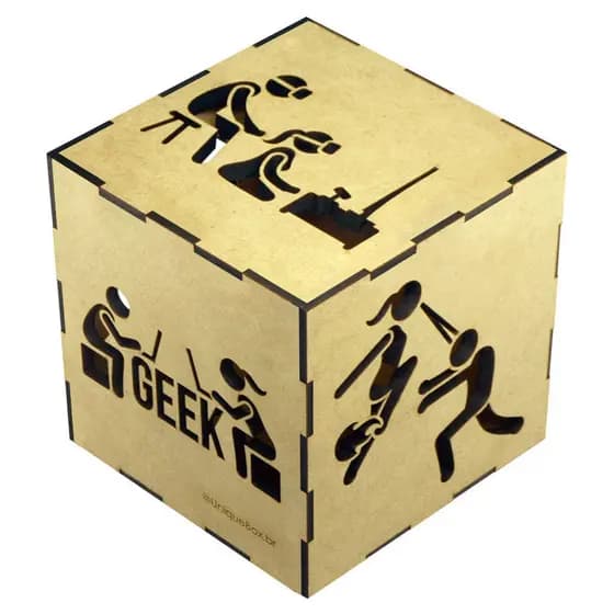 Caixa Decorativa Casal Geek Dia Dos Namorados UniqueBox