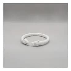 Pulseira Viking UniqueBox Branco Plástico 8 Cm Acessório Fantasia Festa Tematica Nórdica