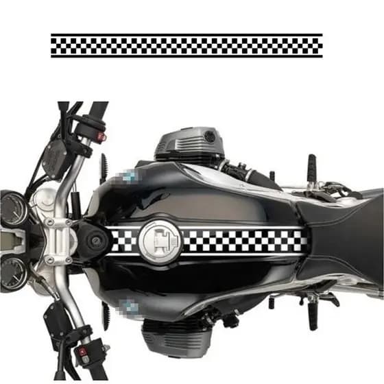 Adesivo Refletivo De Listra De Grade Para Carro , À Prova D'água , Tira Lateral Do Corpo , Decalque Motocicleta , Tampa
