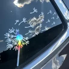 Vento Flutuante Dente De Leão Decalque De Carro Adesivo Natureza Decoração De Janela De Veículo