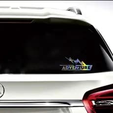 Criativo Aventura Inglês JDM Laser Decalque Do Carro À Prova Dwaterproof Água Auto Adesivo Vinil Engraçado Personalidade