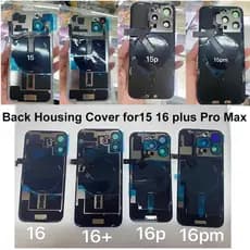 Tampa Traseira Da Caixa Para Vidro Traseiro Porta Bateria 15 16 plus Pro Max