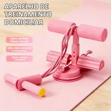 Equipamento Auxiliar de Abdominais com Ventosas Fortes Suporte para Pernas Treino Fitness Doméstico