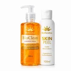 Kit Limpeza de Pele Skin Care | Limpeza Facial, Controle de Oleosidade e Poros - Bioflorattus