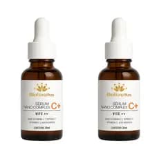 Kit 2 Sérum Facial Vitamina C Clareador, Antioxidante, Reduz Manchas e Ilumina a Pele – Bioflorattus