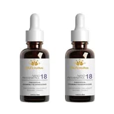 Kit 2 Sérum Facial com Resveratrol e Niacinamida | Anti-Idade e Antirrugas | Bioflorattus