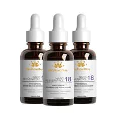 Kit 3 Sérum Facial com Resveratrol e Niacinamida | Anti-Idade e Antirrugas | Bioflorattus