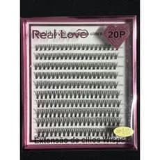Cilios Fio A Fio Tufinhos Sem Nó Curvatura D 20P-30P-40P - Real Love
