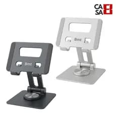 Suporte para Celular e Tablet Dobrável Alumínio Premium Reforçado com Base Antiderrapante