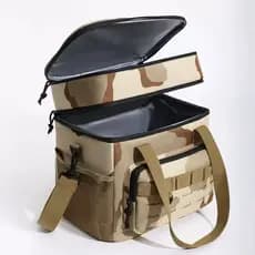 18L Bolsa térmica grande para piquenique - vários compartimentos, masculina