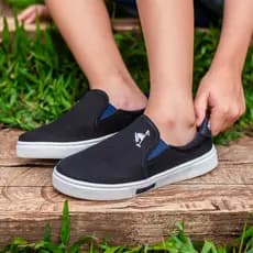 Tenis Slip On Iate Infantil Polo Joy Passeio Escolar