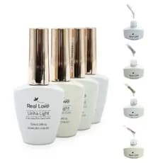 Esmaltes em Tons de Branco Francesinha 10 ml - Real Love.