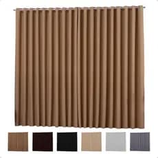 Cortina Blecaute Blackout Em Tecido Grosso 2,80x1,80 Corta Luz Para Quarto E Sala