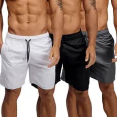 Kit 3 Shorts Tactel Masculino Bermuda Premium Piscina Mauricinho