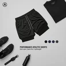 Shorts 2 em 1 masculino Envio Rapido