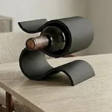 Adega de Mesa com Suporte para Vinho Elegante e Sofisticada Design Moderno