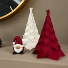 Decoração Árvore de Natal Enfeite Natalino 13cm para Mesa