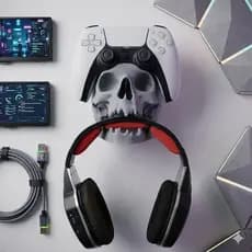 Suporte headset - fone de ouvido e controle gamer -  Organização e Estilo para Setup Gamer 🕹️🔥