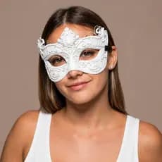 Máscara Veneziana Feminina Masculina Elegante Para Festa - Halloween - Fantasia -  Decoração - Usável