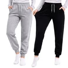 Calça Feminina Moletom Flanelada Lisa Básico Com 2 Bolsos Lateral Lançamento Inverno 2026