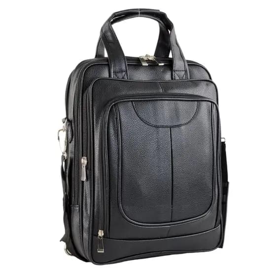 Pasta Executiva Masculina Mochila Bolsa Transversal 3 Em 1 Para Notebook de 15.6 Polegadas
