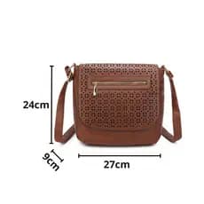 Bolsa Feminina Transversal Crossbody Couro Sintético Rk-7014